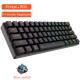 Dareu EK861 Tri-mode Connection 100% Hotswap 61 Key ABS Keycap RGB LED Backlit Mechanical Keyboard with 1900mAh Built-in Battery