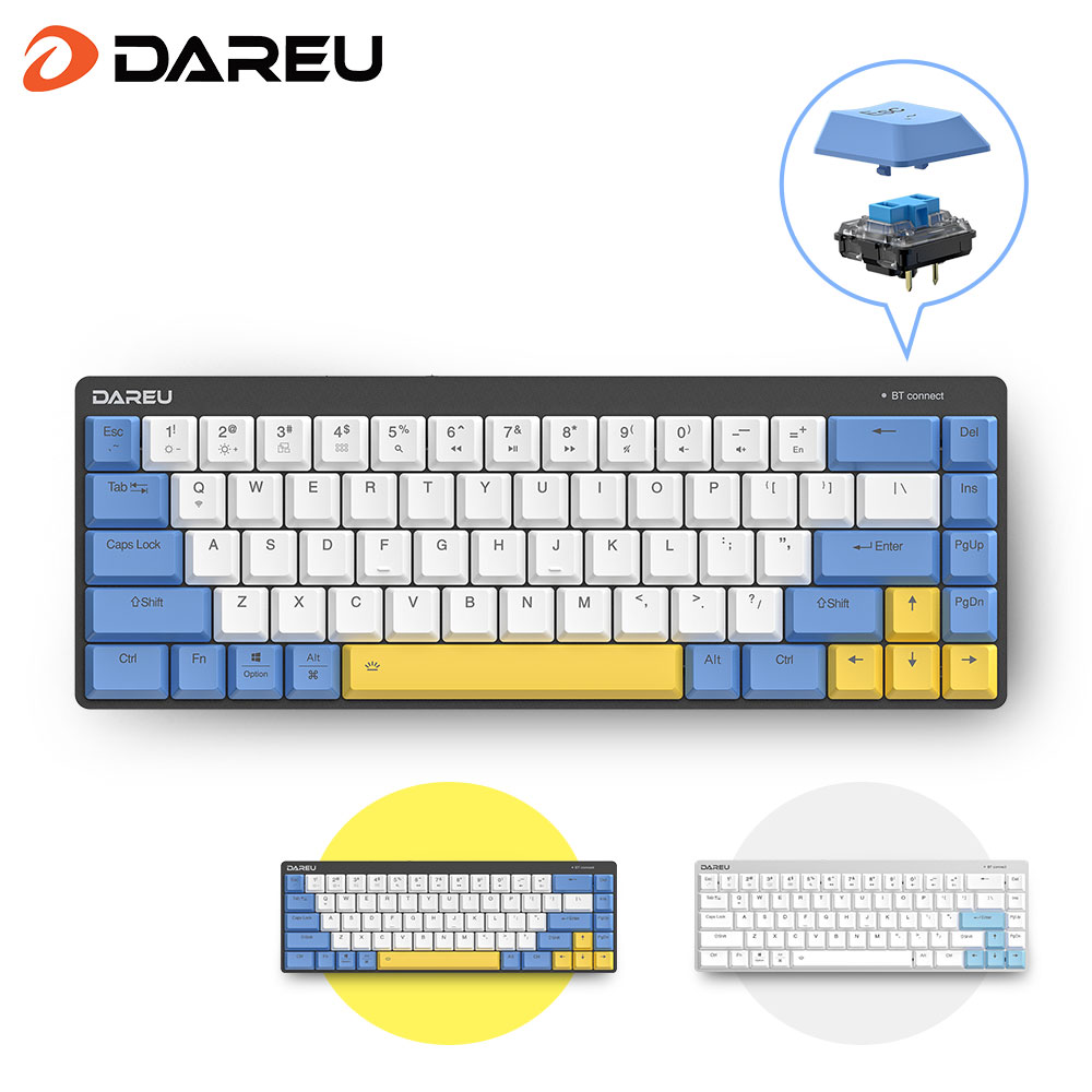 Dareu EK868 Kailh Low Profile Switch Wireless Mechanical Keyboard