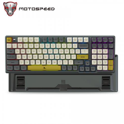 Official Motospeed Darmoshark K7 Gaming Mechanical Keyboard 98 Keys Hot Swap Wired RGB Backlight Macro Definition Keypad Gateron Switch
