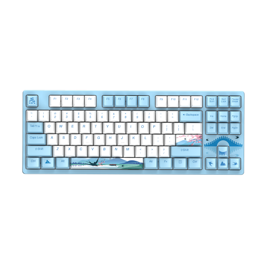 Official Dareu A87 Spring Swallow Theme Mechanical Gaming Keyboard