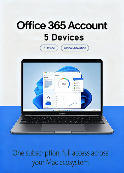 MS Office 365 Account Global 5 Devices, Gvgmalls 