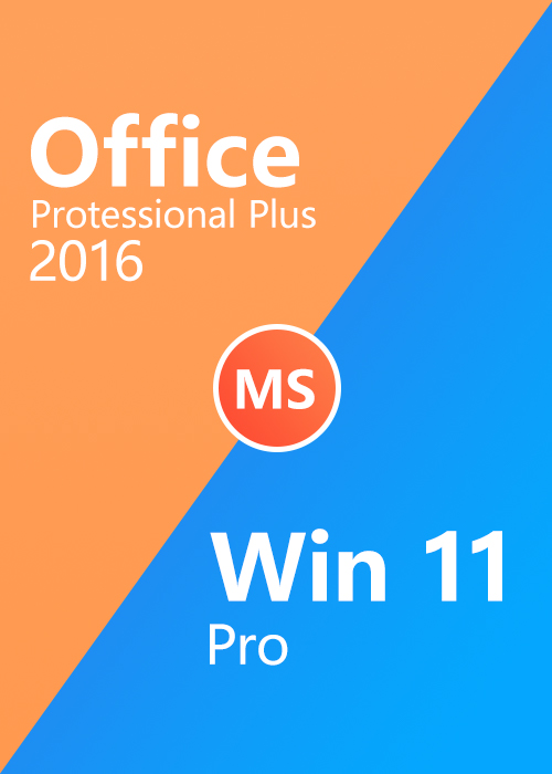 Windows 11 Pro OEM+Office 2016 Pro Plus CD Key Pack, Gvgmalls 
