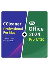 gvgmalls.com, CCleaner Professional For Mac 1 Device 1 Year CD Key Global+MS Office2024 Pro LTSC  Pack