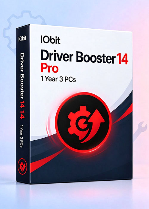 IObit Driver Booster 14 Pro 1 Year 3 PCs CD Key Global