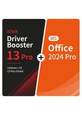 gvgmalls.com, IObit Driver Booster 13 Pro Lifetime 1 PC CD Key Global+MS Office2024 Pro  Pack