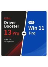 gvgmalls.com, IObit Driver Booster 13 Pro 1 Year 3 PCs CD Key Global+MS Win 11 Pro  Pack