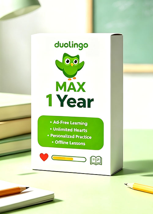 gvgmalls, Super Duolingo MAX 1 Year Subscription