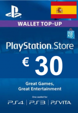 gvgmalls.com, PlayStation Network Card 30€ (Spain)
